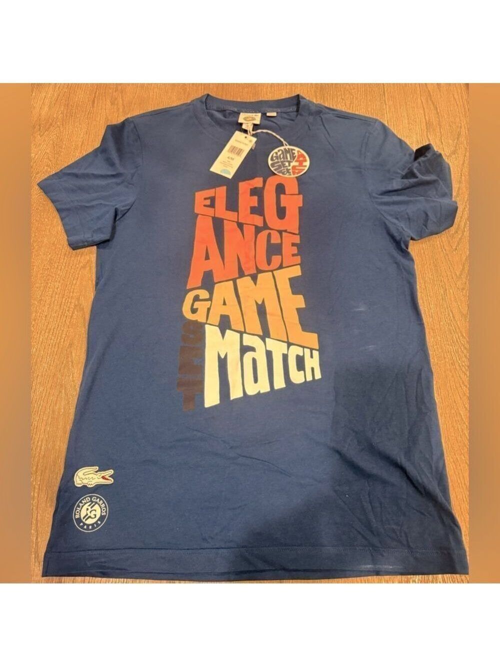 Lacoste. Roland Garros. Paris. Tennis grand slam. NWT!